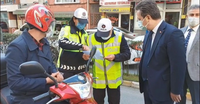 Polis engelli gencin hayalini gerçekleştirdi