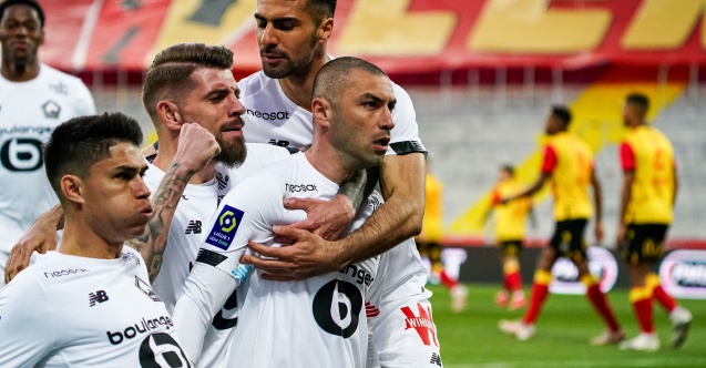 Burak Yılmaz yıldızlaştı Lille yine kazandı