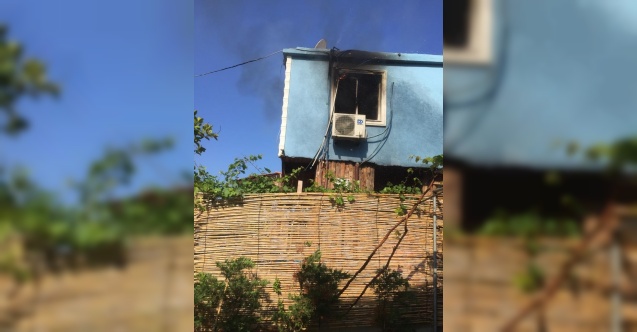 Pansiyonda çıkan yangın korkuttu