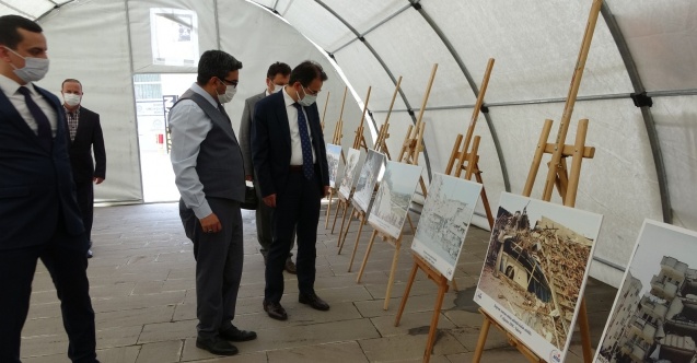 Vali Ayaz afet eğitim çadırını ziyaret etti