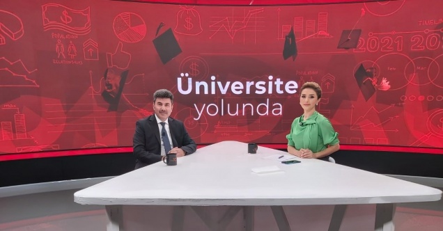 Rektör Karacoşkun, “Bengü Kantekin ile Üniversite Yolunda” programına katıldı