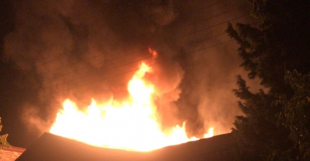 Isparta’da kereste fabrikasındaki yangın korkuttu