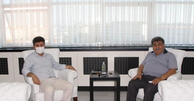 Eski Milletvekili Kaya, Rektör Karacoşkun’la bir araya geldi