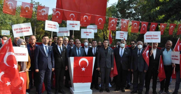 Batman’da teröre lanet, şehide saygı yürüyüşü düzenlendi