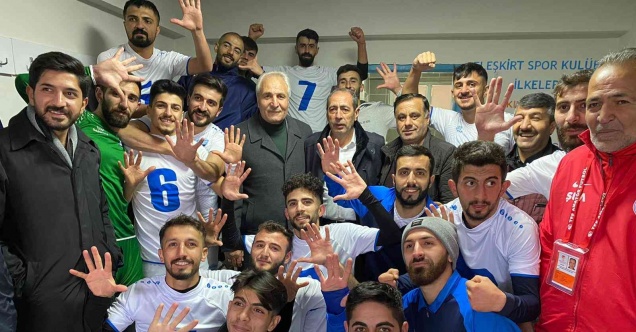 Eleşkirt spor amatör lige fırtına gibi başladı