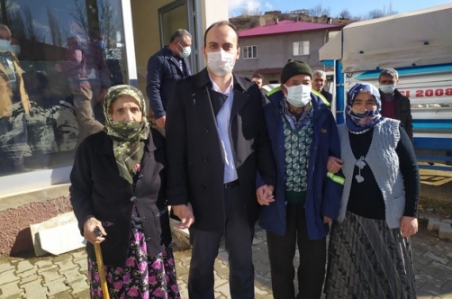 Nurhak ilçesinde Kovid-19 aşısı olan herkese hediye çeki