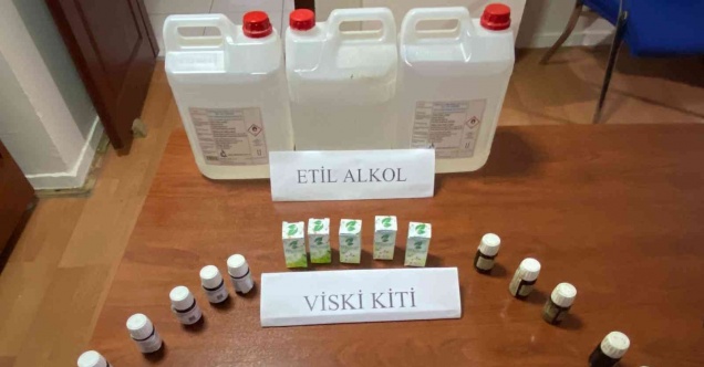 İskilip’te sahte alkol operasyonu