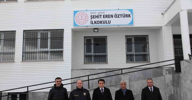 Şehit Eren Öztürk’ün ismi okulda yaşatılacak