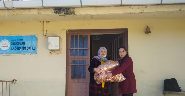 Gördesliler 40 öğrenciyi sevindirdi