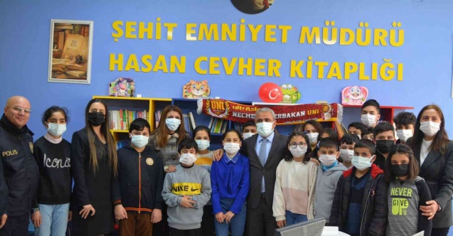 Şehit Emniyet Müdür Yardımcısı Cevher’in ismi kütüphaneye verildi