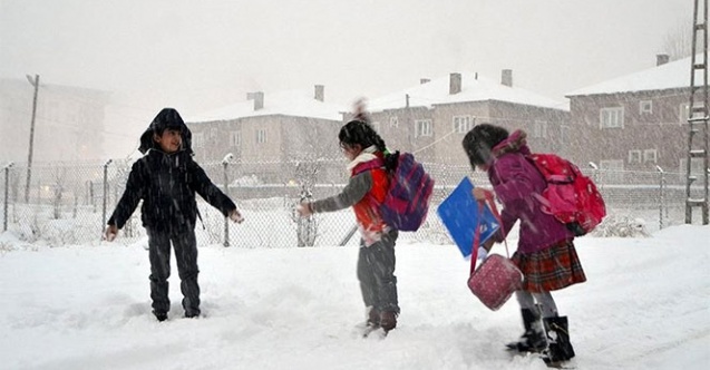 Bitlis’te okullara kar engeli