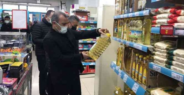 Vali Sonel, fahiş fiyat denetiminde