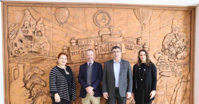 ABD Büyükelçiliği İngilizce Eğitim Ataşesi Roger Cohen’den NEVÜ’ye Ziyaret