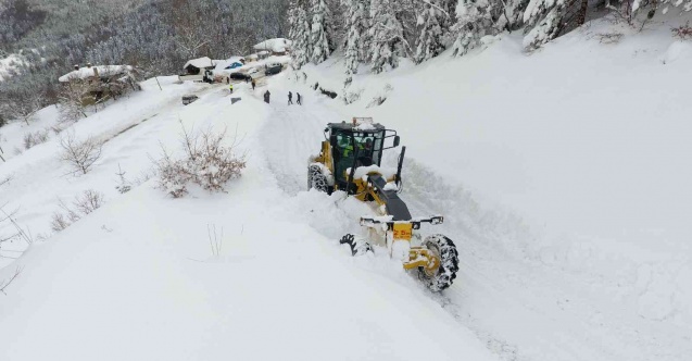 Sinop’ta kar nedeniyle 19 köy yolu kapalı