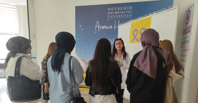 NEVÜ öğrencileri ’Kanserde Erken Tanı Hayat Kurtarır’ etkinliği düzenledi