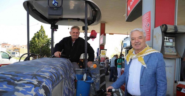 Başkan Bilgin’den çiftçilere mazot desteği