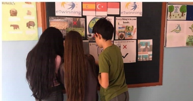 Öğrenci ve öğretmenlerden çevreci proje