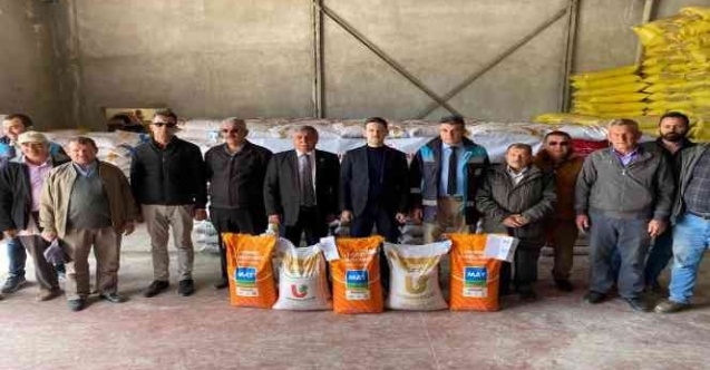 Yozgat’ta bin 50 çiftçiye yağlık ayçiçeği ve nohut tohumu dağıtıldı