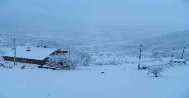 Kar Posof’u beyaza bürüdü