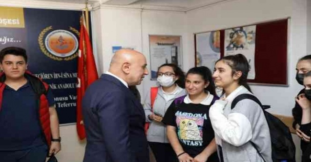 Başkan Altınok lise öğrencileri ile buluştu