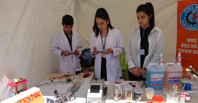 Muş’ta ‘Mesleki Eğitim Bilim Fuarı’ açıldı