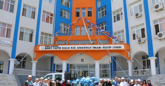 Öğrenciler doğa temizliği yaptı