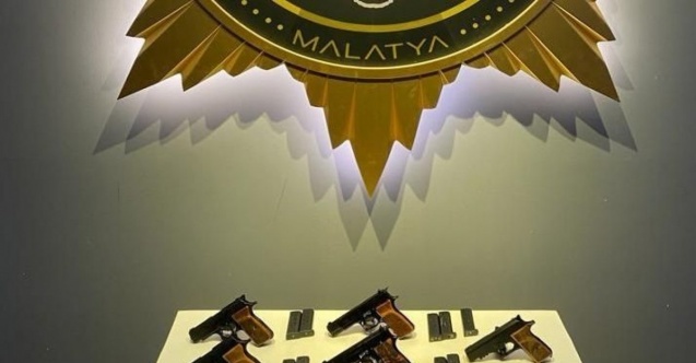 Malatya’da silah ticaretine 2 gözaltı