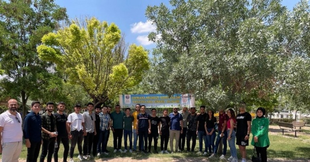 Üniversite öğrencilerinden ’’Ormanlarımızı koruyalım’’ etkinliği